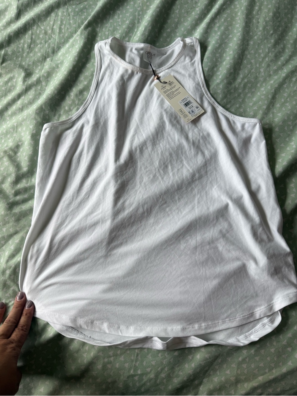 White Women's Tank Top - Lightweight Everyday Essential